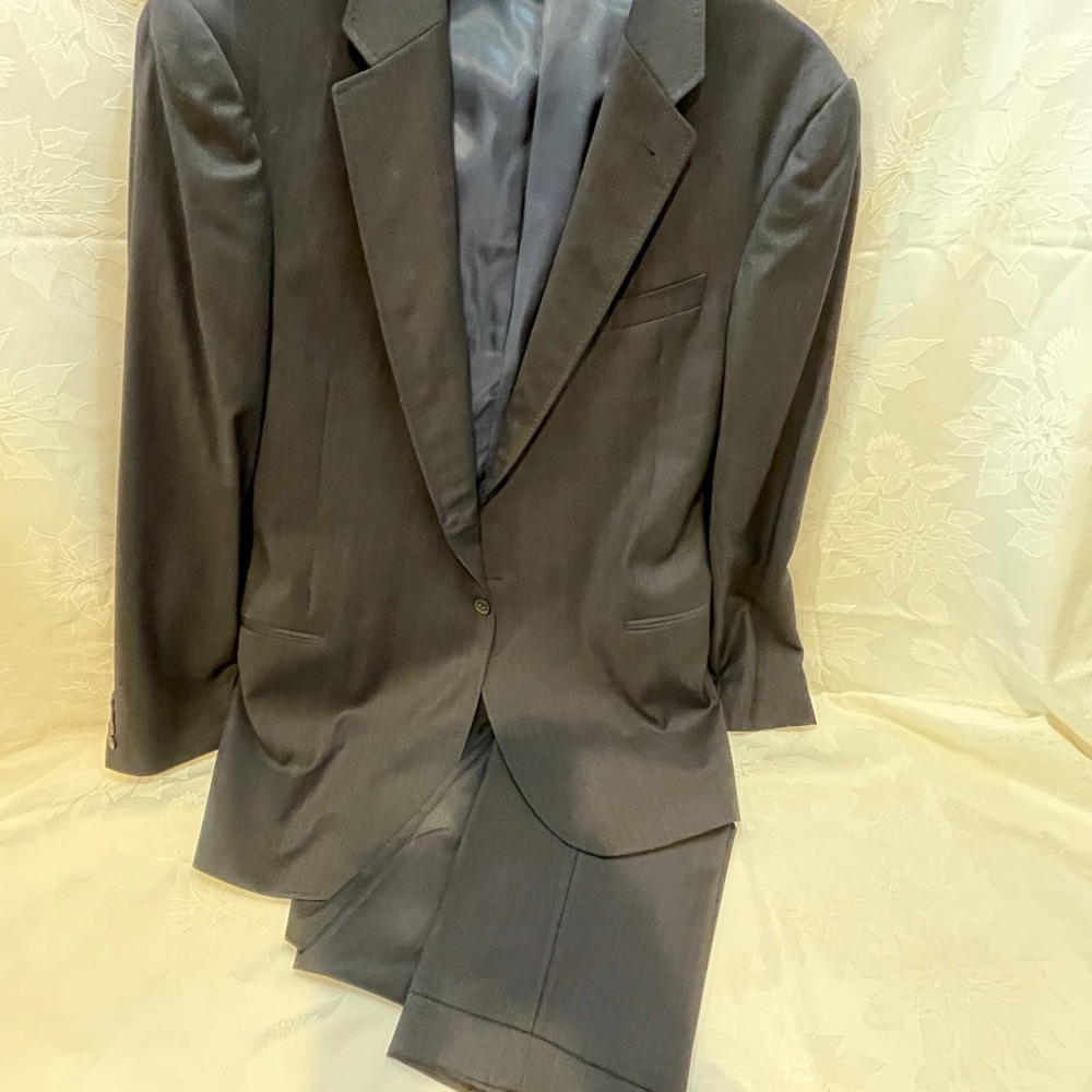 Armani Dark Pinstripe Suit - Picture 2 of 11